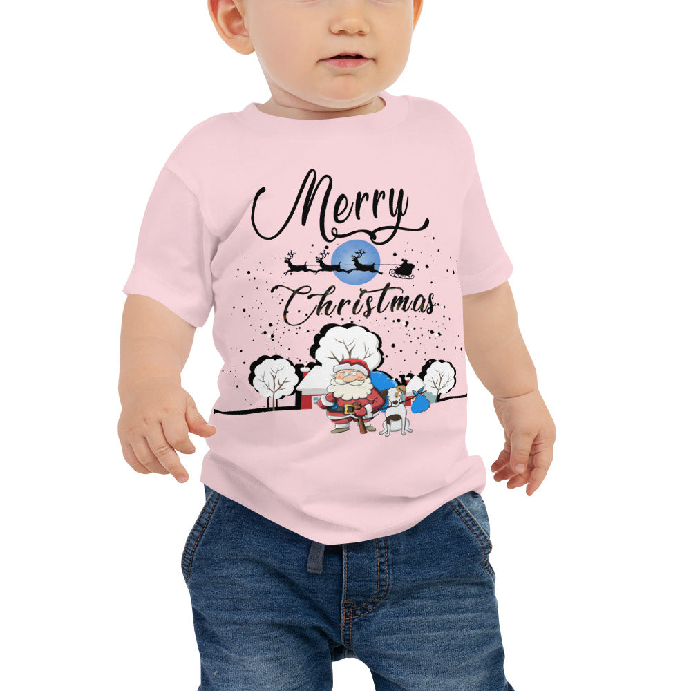 Merry Christmas Baby Jersey Short Sleeve Tee